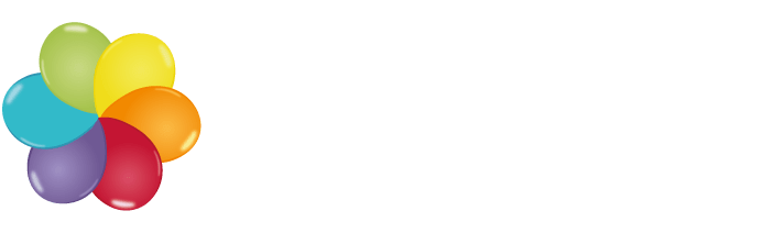 Logo Balloons white